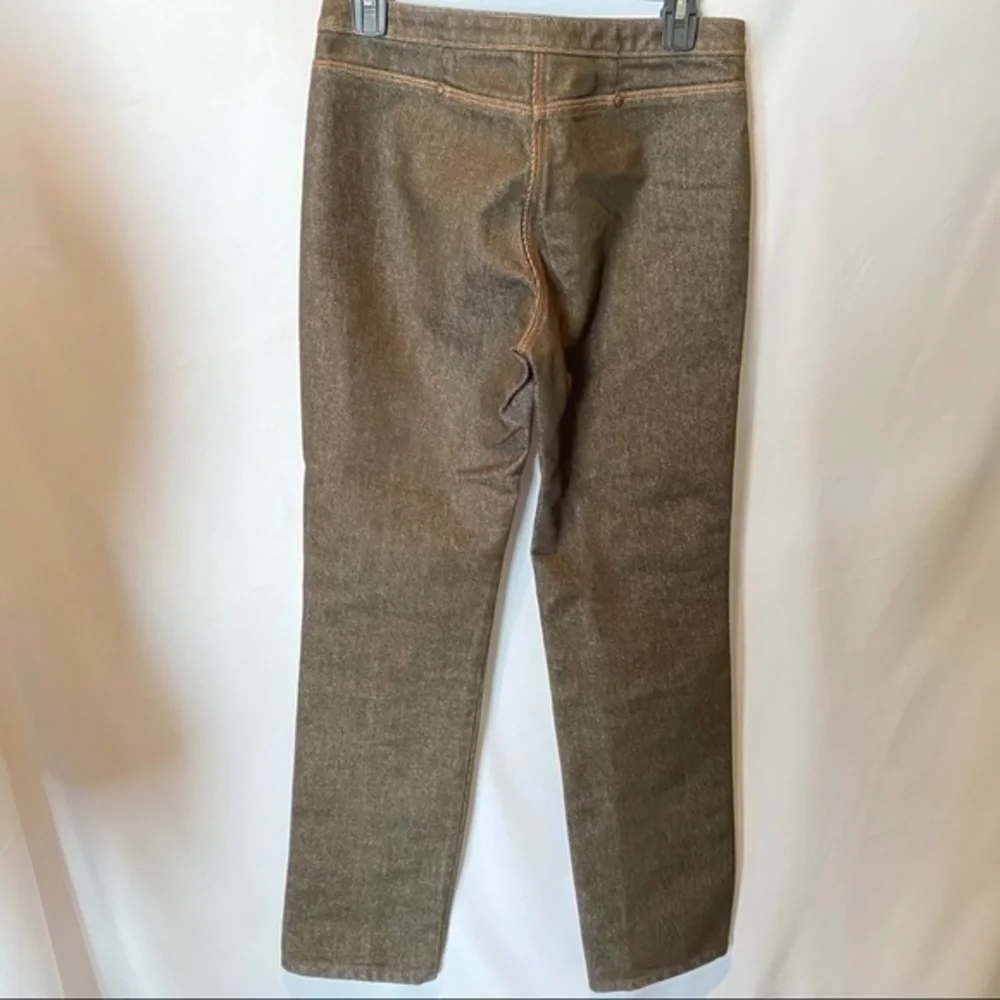 J Crew Brown Jeans Sz 4 Straight Leg. Like New